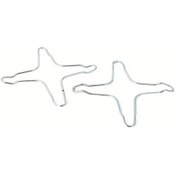 Resim Dashanshop 2 Adet Paslanmaz Çelik Kamp Ocağı Desteği - Ayarlanabilir Isı Yayıcı & Tencerelik 