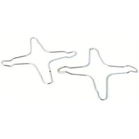 Resim Dashanshop 2 Adet Paslanmaz Çelik Kamp Ocağı Desteği - Ayarlanabilir Isı Yayıcı & Tencerelik 