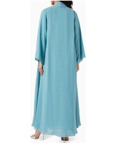 Resim Ronanna Geleneksel Ve Moderni Birleştiren Abaya Seti İle Günlük Şıklığı Yakalayın Turkuaz 