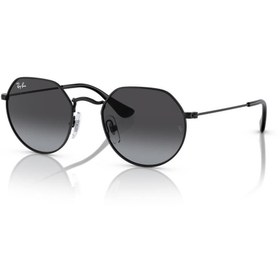 Resim Ray-Ban Unisex Siyah-füme Organik (UV) Cam Çelik Kapalı Çerçeve Oval - Yuvarlak Güneş Gözlüğü Rj9565s 287/8 