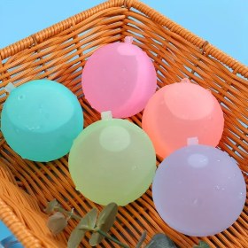 Resim 12'li Paket Çocuklar İçin Yeniden Kullanılabilir Su Topları - Havuz, Plaj, Doğum Günü Partisi Oyuncakları - Pastel Renklerde (Pembe, Yeşil, Mavi) - Toksik Olmayan Kauçuk Yapı - 3-12 Yaş Arası Kız ve Erkekler için - Yüzme Dersleri, Takım Sporları & Yaz Eğlencesi için İdeal, Oyun Sever Tasarım 