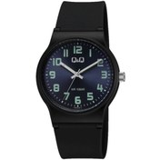 Resim Q&Q Unisex Siyah Renk Sayılı Su Geçirmez Kol Saati Vs50j011y 