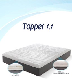 Resim Topper 1.1 - Konfor Arttırıcı Yatak Pedi - Kuş Tüyü Soft Sünger - 140x190 