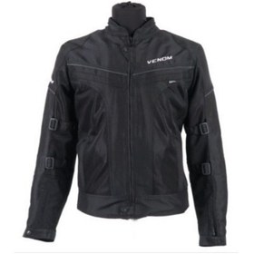 Resim Venom Dynamıc Pro V2 Cordura Impactec Yeni Sezon Siyah 4 Mevsim Motosiklet Montu 