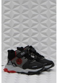 Resim M.p 242 3139 Siyah Kırmızı Rahat Erkek Çocuk Bot 001 