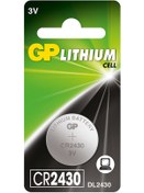 Resim GP CR2430 3V Lityum Düğme Pil 