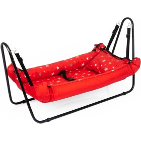 Resim Loove Bebe Jüpiter Kırmızı Bebek Hamak Ergonomik Tasarım ve Güvenlik Özellikleri ile 0-24 Ay 