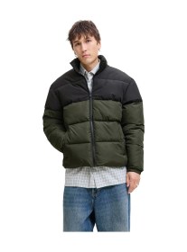 Resim Jack & Jones Jjmaze Puffer Collar Haki Erkek Mont 000000000102352995 Haki 