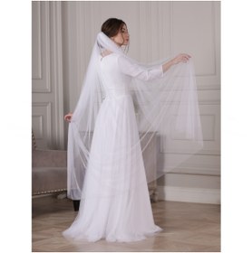 Resim bbays new trend Beyaz Duvak 1,,5MT Gelin,duvak,Gelinlik Aksesuar,Vualet,Nikah Aksesuari, 