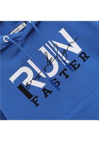 Resim Wanex Erkek Çocuk Uzun Kol Kalın Kapüşonlu Sweatshirt - 16014 Saks 