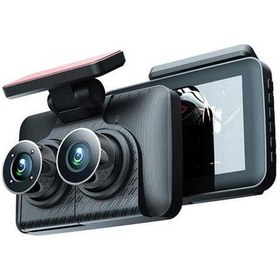 Resim Createtech 3 Kanallı 1080p+720p+480p Ön/arka/iç 4in Dikiz Aynası Gece Görüşlü Otomatik Araç Kamerası Jzr-gy 
