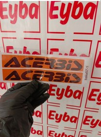 Resim Acerbis 19x6 Cm Baskes 1 Adet Renkli Baskı Sticker, Bisiklet, Karavan,otomobil,çocuk Odası 