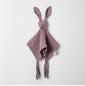 Resim Organicera Organik Müslin Tavşan Uyku Arkadaşı, Dusty Rose 