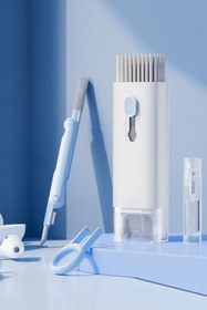 Resim TechnoStation 7in1 Klavye Temizleme Kulaklık Temizleme Kiti Sprey Hazneli Klavye Tuş Çıkarma Aparatlı Set 