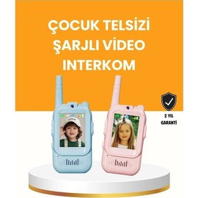 Resim Uzun Menzilli Video Walkie Talkie Eğitici Ve Eğlenceli Oyuncak 