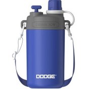 Resim Dodge DB-23694 580ml Askılı Pipetli Mavi Çelik Matara 