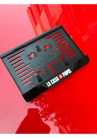 Resim Lacasa De Motorsiklet Plakalık Mat Model 