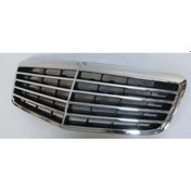 Resim Mercedes E Class W211 07/09 Ön Panjur Siyah Nikelaj Çıtalı 7 Çıtalı Tyg - Oem Yedek Parça 