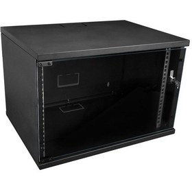 Resim S-link Sl-u12 Yeni Nesil 12u Soho Rack Kabin W 530mm D 400mm Siyah 