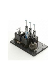 Resim Kobos Bubbles Diş Fırçalık Cam Kbw40001 Gri 