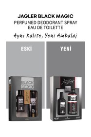 Resim Jagler Black Magic Erkek Parfüm Seti ( Parfüm Edt 75 ml Deodorant 150 ml ) 
