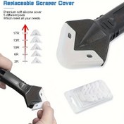 Resim 1 set 5-in-1 Caulk Remover Kit, Grout Removal, Sealant Finishing, Pencere Yapıştırıcısı Köşe Kazıyıcı, Mutfak ve Banyo Lavabo Yenileme 
