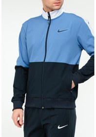Resim Nike Ea-4058 Battal Beden Erkek Polyester Eşofman Takımı Lacivert 
