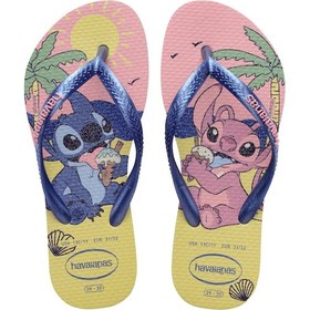 Resim Havaianas Kids Slim Disney Buttercream Çocuk Parmak Arası Terlik 4150250 Crema Krem 