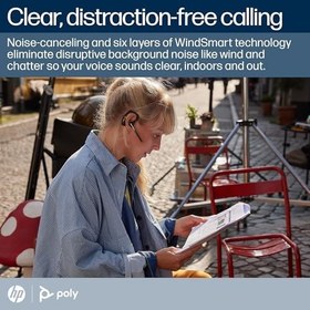 Resim Poly Voyager 5200 UC USB-A Bluetooth Kulaklık+BT700 Adaptörü 