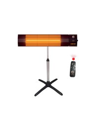 Resim Sunstar Halogen 1800 W Kumandalı İnfrared Elektrikli Isıtıcı Soba 