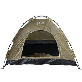 Resim Captain 7301 200x200x150 CM Sineklikli ve Çubuklu Kolay Kurulan 3 Kişilik Kamp Çadırı 