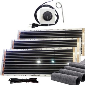 Resim Multiteknik Rexva 25X80 Karbon Isıtıcı Film Analog Gazlı Termostatlı 