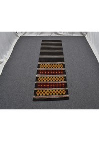 Resim Zehra Abla Halı El Dokuma Nadir Otantik Kağızman Yün Yolluk Kilim 6305 