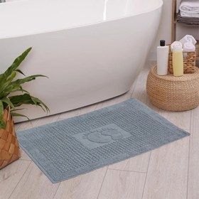 Resim Homedius Kareli Ayak Desenli Pamuk Ayak Havlusu 50x70 cm Yeşil 