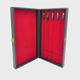 Resim Lüks Tesbih Kutusu 5'li Set | Ahşap Koleksiyonluk Model - intl 
