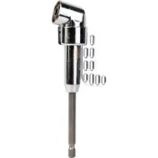 Resim Mingjin Shop 1 LS05-B Stili 105 Derece Açı Tornavida Soket Tutucu Adaptörü Ayarlanabilir Uçları Matkap Ucu Açılı Tornavida Aracı Soket Hex Bit (Yurt Dışından) 