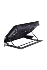 Resim Everest Grup Laptop Soğutucu 4 Fanlı Led Işıklı Lcd Ekranlı Notebook Altlığı Cooling S188 