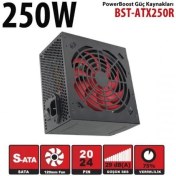 Resim Powerboost 250W BST-ATX250R 12CM Fanlı Power Supply 