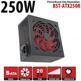 Resim Powerboost 250W BST-ATX250R 12CM Fanlı Power Supply 