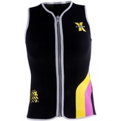 Resim Suntek Kadın's 3mm Ön Fermuar Kolsuz Dalış Elbisesi Ceketi 