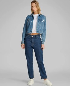Resim Calvin Klein CROPPED 90'S DENIM J, 1A4 Mavi Kadın Kot Ceket 
