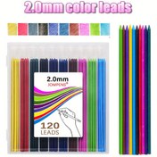 Resim Yüksek Kaliteli Mezuniyet Sezonu Hediyesi 2.0mm Renkli Mekanik Kurşun Kalem Ucu, 10 Renkli Uç, Hasara Dayanıklı, Resim Çizimi ve Ofis Kırtasiye için Uygun, İnce Yazı Araçları 