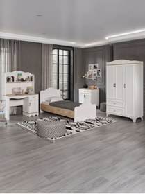 Resim Baby Darling %100 Mdf Alessa Çocuk Odası Meşe 