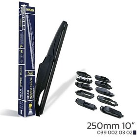 Resim Nıken 250mm 10\'\' 10 Aparatlı Arka Silecek Süpürgesi 
