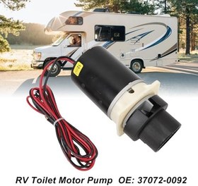 Resim RV Tuvalet Motor Pompası, Için Verimli 37072-0092 37045 37245 37245 Sessiz floş tasarımcı tarzı Tuvaletler, hızlı Ve Sessiz Yıkama Ile 