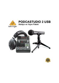 Resim Behringer Podcastudıo 2 Usb Stüdyo ve Yayın Paketi 