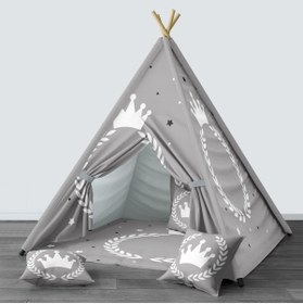 Resim instababyrooms Çocuk Oyun Çadırı Kraliyet / Taç Dijital Baskılı 