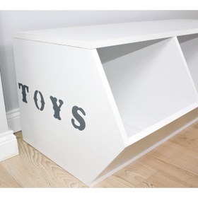 Resim CARNİELLA Roma Bebek - Çocuk Odası Çok Amaçlı Bölmeli Oyuncak Dolabı 