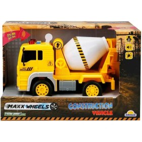 Resim Sunman Maxx Wheels Sesli ve Işıklı Inşaat Araçları 20 Cm. - Mikser 