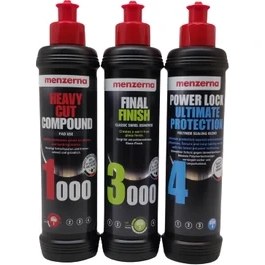 Resim Menzerna 1000- 3000 Powerlock Kalın Pasta Hare Boya Koruma 250 ml 